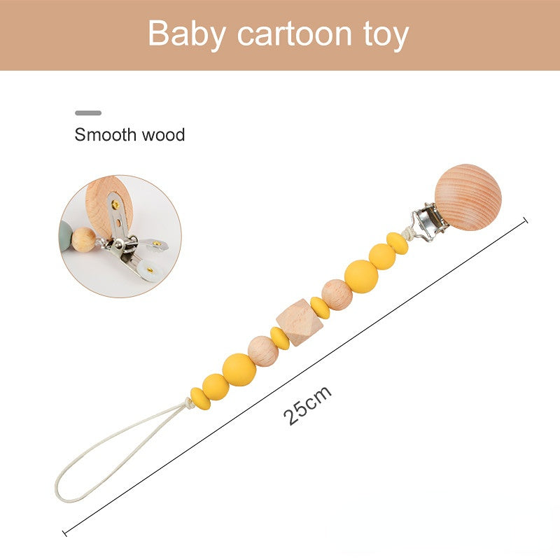 Wholesale Baby Pacifier Anti-drop Chain Silicone Baby Supplies